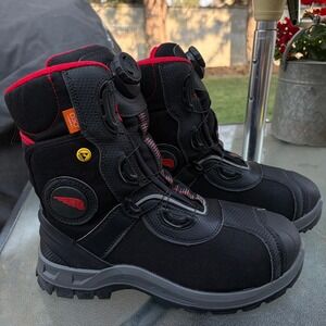 Red Wing Mens Apex Safety Boots 11 Black BOA D30 ESD Composite Toe Work Shoes